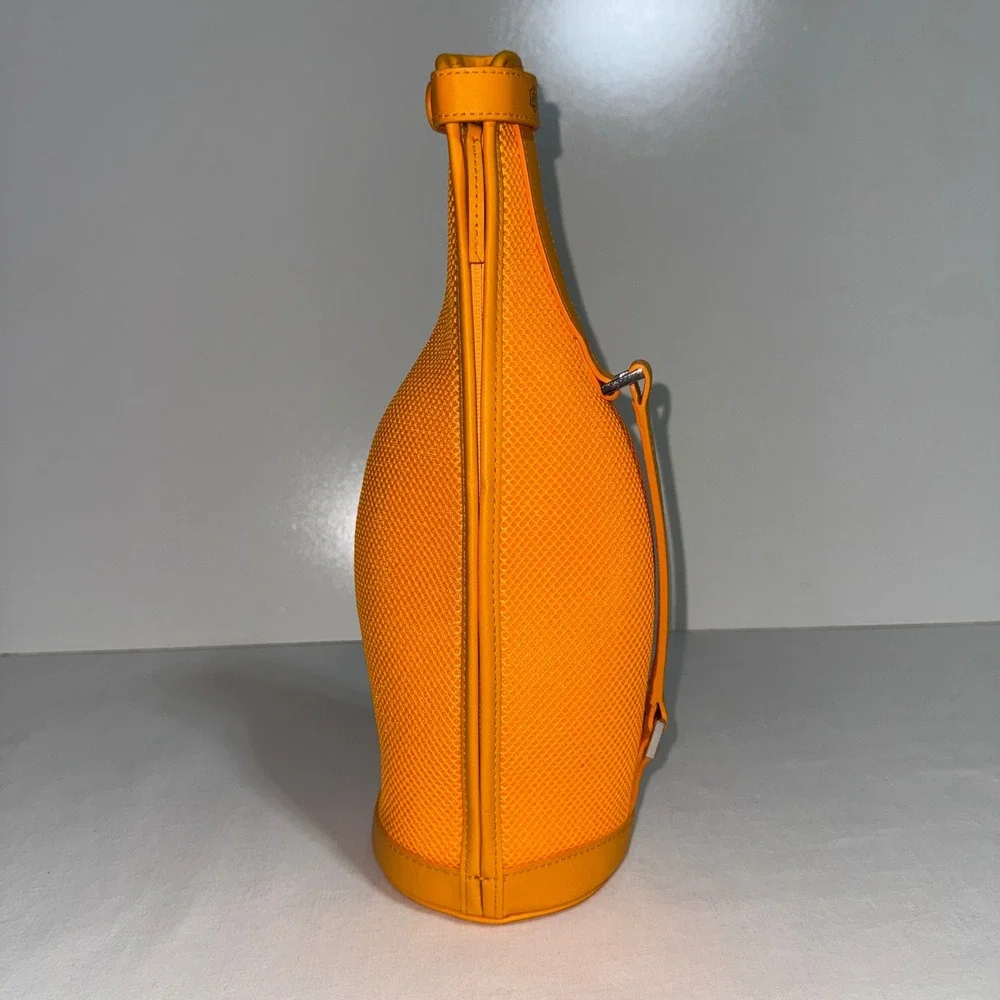 Veuve Clicquot Ice Jacket Champagne Bottle Cooler Bag Orange Neoprene Insulated